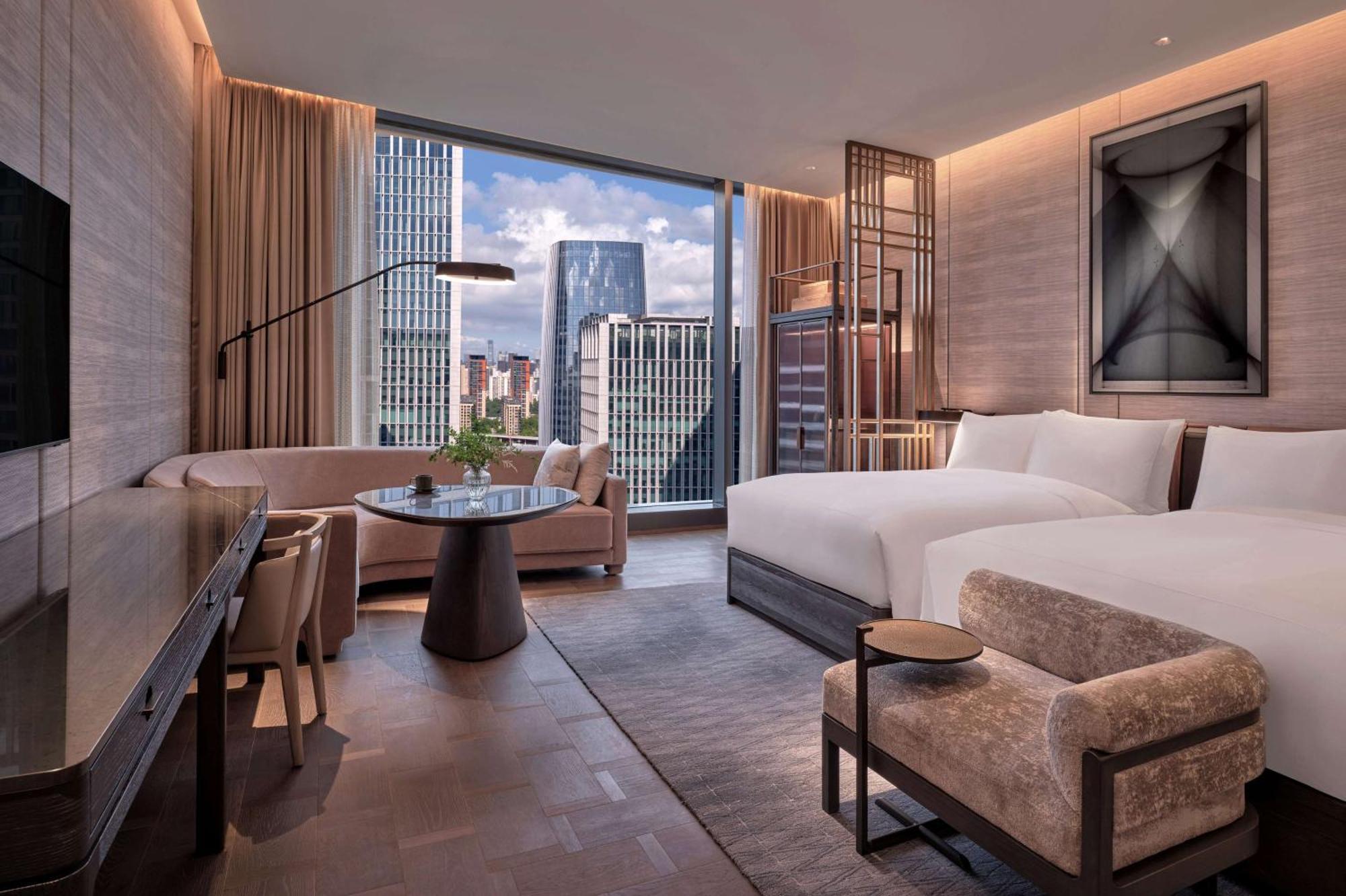Conrad Shenzhen, The First Art Museum Hotel In Greater Bay Area With The Stunning Bay And Sunset View In The Hotel Terrace Dış mekan fotoğraf
